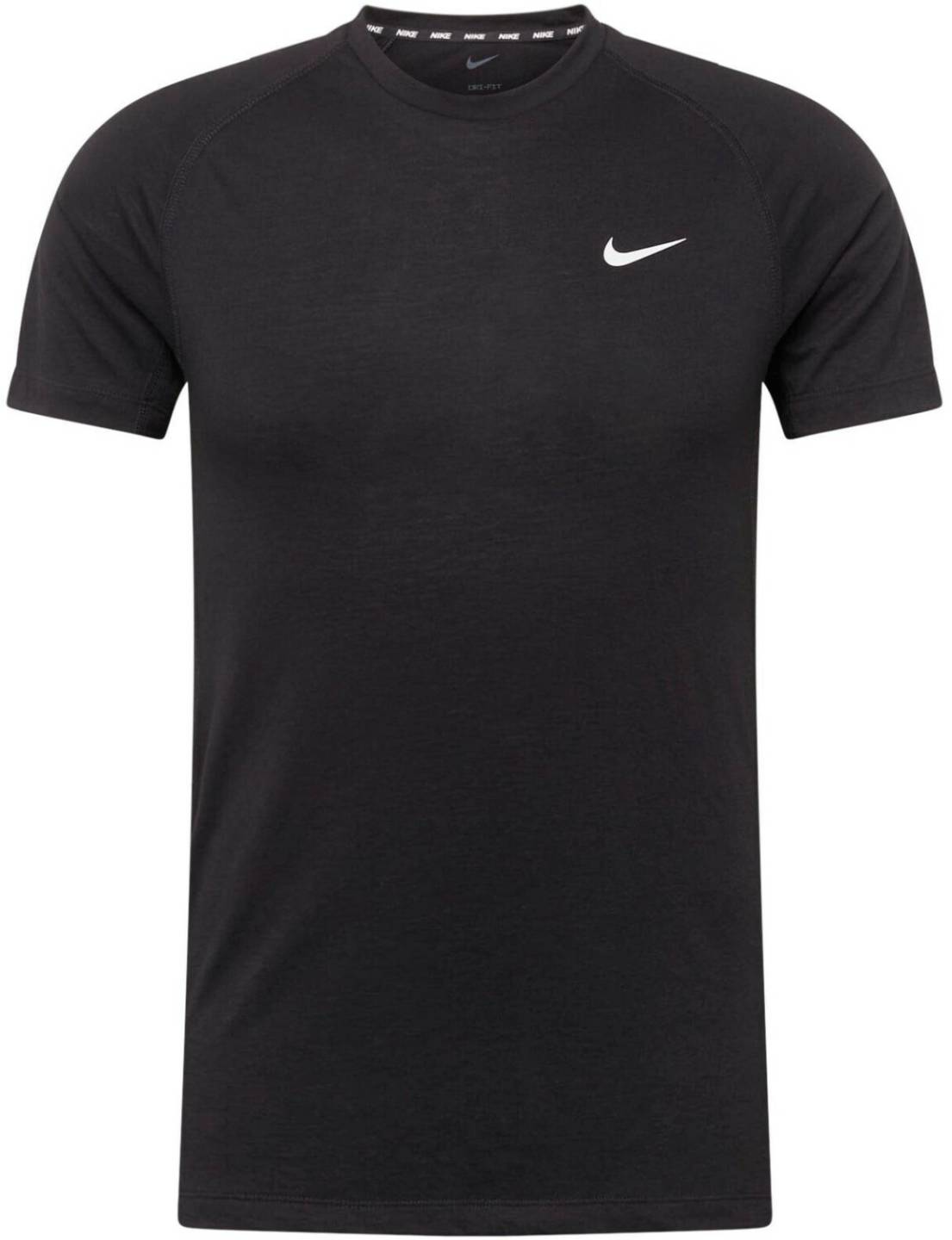 Sportbekleidung Nike Flex Rep Nike Dri-FIT Kurzarm-Fitness-Top für Herrenschwarz/weiß